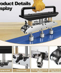 Three Station Sheet Roller And Bender For 0 To 90 Degree Bends With Large Radius Aluminum Standing Seam Roofing Tool with details