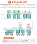 Upgraded Water Inlet Valve Assembly For Washing Machines DIY Friendly 2 Port 0.91 Inch Fittings 110 120V Hot And Cold Lines Replaces 3276197 AP5623056 PS4220861 EAP4220861 Compatible With Samsung Washers 5 Year Warranty Beaquicy, ABS plastic and stainless steel, 8.74 x 2.43 in