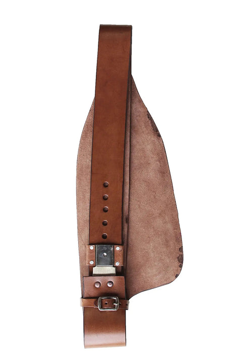 Western Horse Saddle Fenders Replacement For Adults Floral Tooled Brown Full Grain Leather Adjustable Durable Tack Part Trail Rugged Pro
