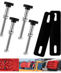 Recovery Board Mounting Kit With 5.51 Inch Locking Pins For Traction Boards Fits 4.72 To 6.69 Inch Hole Spacing Holds Two Boards