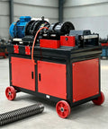 Beefy Thread Rolling Machine For Rebar And Steel Components, Heavy Duty Metal Thread Forming Equipment For Bolt Production And Construction Projects Today on wheels