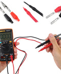 Go To Digital Multimeter Tester AN8009 with bag and backlit LCD display dope features include ammeter voltmeter ohm meter