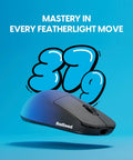 Lock In With This CrazyLight Wireless Gaming Mouse Featherlight 37 Gram Mini Shape showing a sleek wireless design with smooth gliding surface.