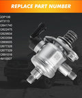 Chevrolet High Pressure Fuel Pump Replacement For 3.0L 3.6L V6 Engines Fits Equinox, Traverse, Impala, Camaro, CTS, XTS 2010 2021 And More OE Numbers 12622475 12641740 12629934 12669005, side view with part numbers