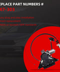 Passenger Side Sliding Door Motor And Cable Repair Kit For Odyssey 2011 Through 2017 3.5L V6 Gas displayed in front of car