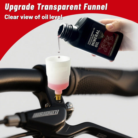 All-In-One Bike Brake Bleed Kit For Shimano, TRP, And TEKTRO Hydraulic Disc Brakes With 13-Piece Brass Connectors, 150 Milliliter Mineral Oil Fluid, Easy No-Fuss Setup For Quick, Clean Bleeds And Precise Braking Every Ride