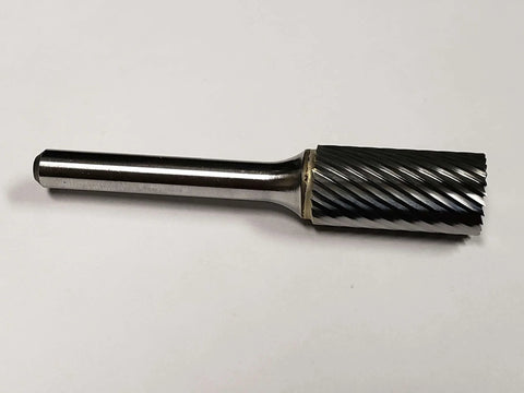 SB-5 Cylinder Carbide Burr End Cut Single Cut For Precise Deburring And Finishing In Metalworking And Die Making, Solid Carbide Tool