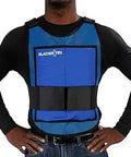 Classic Personal Cooling Vest Keeps You Chill At 59 Degrees For Up To 2.5 Hours With Eight Cool Packs, worn by a person