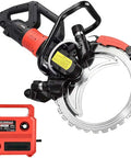 Heavy Duty Brushless Concrete Wall Cutter With Knockout RPM Motor And Thick Titanium Blade For Smooth Dust Free Deep Cuts On Slab Block Granite And Driveway Projects No Sweat Guaranteed - concrete saw with titanium blade and water pump.