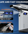 Pro Grade Cordless Air Duster With LED Light And 160,000 RPM Turbo Motor featuring LED display and light for precise cleaning.