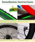 Installation guide for Fat Bike Tire Liner With Self Adhesive Backing 110mm Wide TPU Puncture Protector for fat tires.