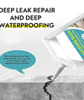 Heavy Duty Cement Crack Filler Self Leveling Waterproof Sealant For Roof And Driveway Leaks Quick Cure Concrete Patch in caulking tube.
