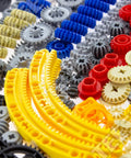 Gears And Differential Kit With 233 Technic Parts For STEM MOC EV3 Project Track Car Bulk Blocks Random Color shown close-up