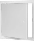 Tough As Nails Flush Access Panel 16 By 16 Inch Solid Steel Frame with screwdriver latch, installed flush against drywall.