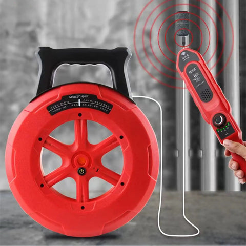 Pipe Blockage Detector And Locator Provides Accurate Positioning, 30M 100ft Magnetic Pipeline Sensor For Metal And PVC Water Lines