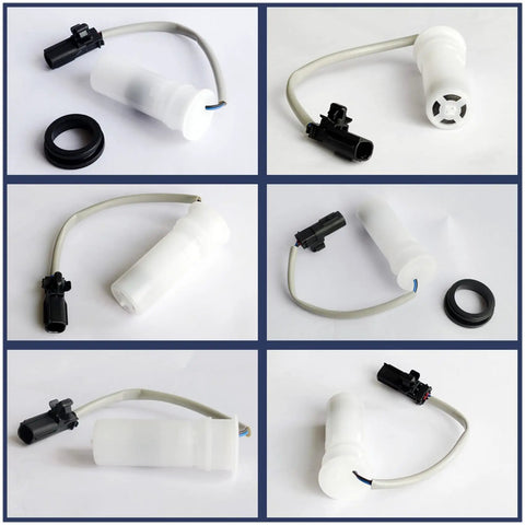Plug And Play Windshield Washer Fluid Level Sensor For Mazda 3 2014-2018 Replacement Part BJT6-67-488 Easy Install Durable Auto Sensor Keeps Your Fluid Level Accurate. White plastic sensor with connector and seal ring
