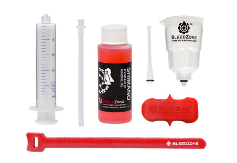 Shimano Hydraulic Brake Bleed Kit With 60ml Mineral Oil For Disc Brakes All In One DIY MTB Bike Bleeder Kit Including Syringe And Funnel For Easy Hydraulic Brake Maintenance