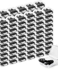 Premium Silicone Earplugs Bulk Pack of 150 Pairs, individually wrapped earplugs in clear cases, ideal for noise reduction and travel.