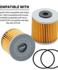 Two Pack Transmission Filters Compatible With Scag HG71943 And 71943 A, Gravely 21548300, Ferris 5101987X2 And 5101987X2YP, Bad Boy 063-1070-00