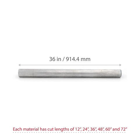 Beefy Strength 0.75 Inch Aluminum Round Bar, 36 Inch Length, 6061-T6 Machinable For CNC Machining, Fabrication, And Marine Projects, Lightweight Yet Durable, Excellent Corrosion Resistance, Great For Tooling And Fixtures. 36 in aluminum round bar