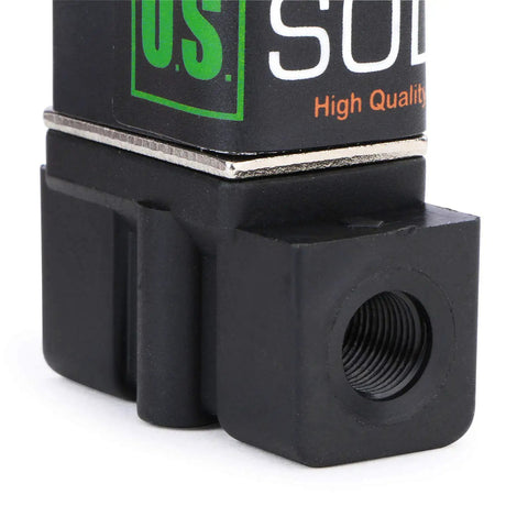 Heavy Duty 1/4 Inch Electric Solenoid Valve 110V AC For Air And Water Lines, Rock Solid Nylon Body with NBR Seals