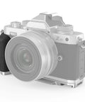 Z fc Handgrip L Shape Grip Holder for Nikon Z fc Camera With Retro Side Handle, 1/4-20 Hole, Cold Shoe, Silver Finish