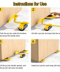 Heavy Hauling Setup Features 360 Degree Swivel Casters And Shock Absorbing Silent Rollers To Move Bulky Appliances Through Tight Garage Spaces Like A Smooth Operator Daily, showing step-by-step instructions.