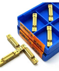 External Grooving Tool Handle And Parting Plate For Carbide Inserts shown with MGMN400 NC3020 blades in blue box