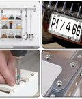 Tough As Nails Expanding Drywall Plugs And Peanut Nut Kit, 100 Piece Assorted M4 M5 M6 M8 Zinc Steel fasteners for cabinet installation.