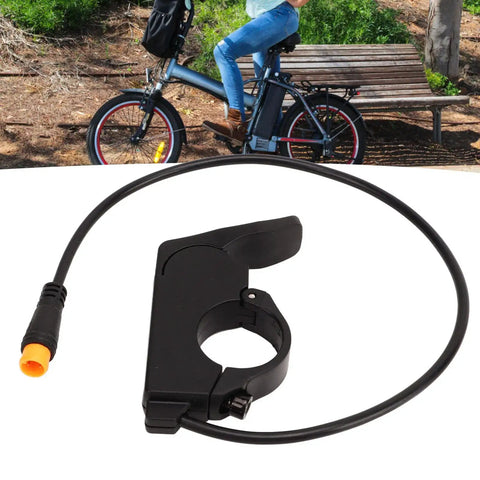 Thumb Throttle for E Bikes and Scooters ABS Seven Eighths Inch 22mm Speed Control With Quick Release and Handlebar Grip