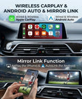 BMW Wireless CarPlay Android Auto Retrofit Kit Decoder Box For NBT System With 6 Pin LVDS Port Plug And Play in car display