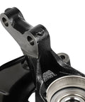 Close-up view of Two Piece Front Left And Right Wheel Hub Bearing Knuckle Assembly For Toyota Highlander 2004 2005 2006 2007 2.4L 3.3L Direct Fit OEM Reference 698442 698443 Premium Quality.