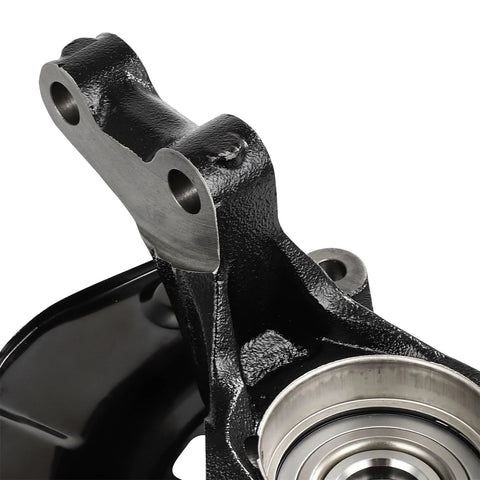 Close-up view of Two Piece Front Left And Right Wheel Hub Bearing Knuckle Assembly For Toyota Highlander 2004 2005 2006 2007 2.4L 3.3L Direct Fit OEM Reference 698442 698443 Premium Quality.