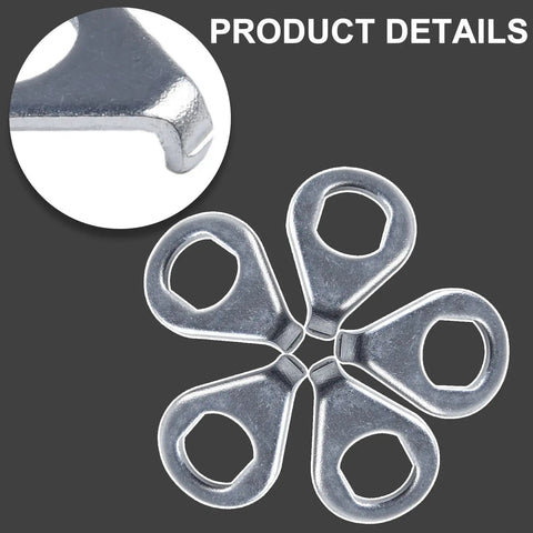 Durable M8 Steel Washers For E Bike Motor And Bicycle Hub Axle Spacers Electric Bike Hardware Kit With Front And Rear Flat Rings For Scooter Wheel Ride Ready Universal Bike Repair Gear 10 Pack Silver, silver steel washers close-up