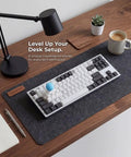 3D Printed Keyboard Joystick Adapter For WASD Four Key Linkage Creates Retro Arcade Vibe Over Your Keyboard Keys Built For Mini Fighting Controllers DIY Novelty Analog Button Attachment Yellow, 3D-printed yellow joystick adapter on mechanical keyboard