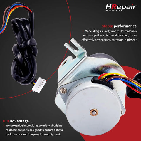 Stepper Motor Replacement For Generac Guardian GTH990 HSB GTH999 0G6453 Compatible Assembly shown with wiring connectors