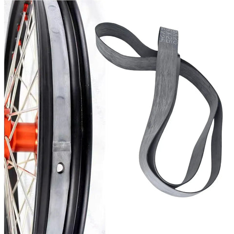 Rim Strip For Motorcycle 16 Inch By 1 Inch Heavy Duty Rubber Band Protects Inner Tube From Spoke Nipples Punctures And Rim Abrasion During Rides