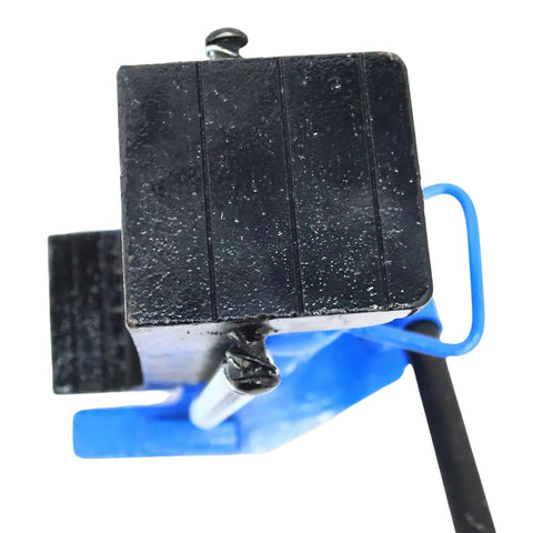 Top view of Big Time Air Powered Hydraulic Toe Jack Lift 20 Ton Max Pull 10 Ton Toe Lift heat treated steel component.