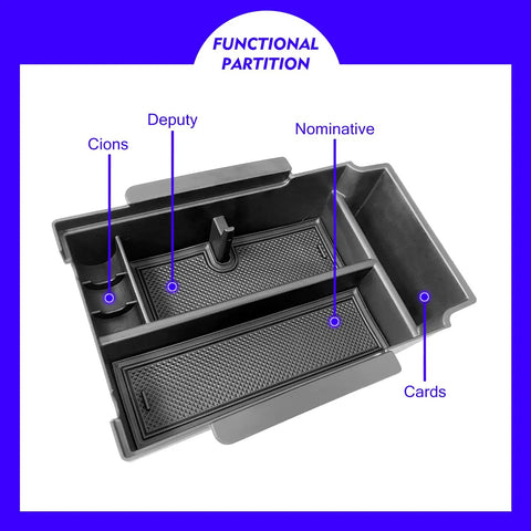 Subaru Crosstrek Center Console Organizer Tray Dual Layer Storage Box For 2024 2025 2026 Models Fits Impreza and Crosstrek Armrest