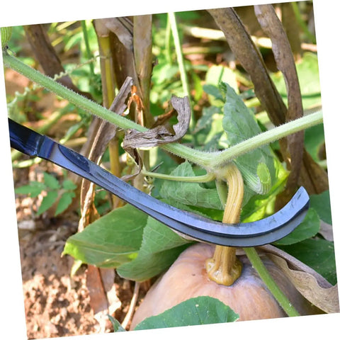 Two Piece Manganese Weeding Sickle With Comfy Grip For Gardening And Agriculture Use cutting plant stem in garden