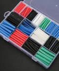 Dope 670 Piece Mixed Color Heat Shrink Cable Sleeve Kit For Wire Identification Garage Workshop Auto Mechanic Projects And Electrical Repairs With Flame Retardant Durable Pe Material You Gotta Get, assorted sleeves in organizer
