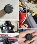 Six Pack Rubber Dust Caps For Bike Suspension Forks 19mm ID Protective Plugs Front Forks For MTB Ebike Oil And Air Shock Absorbers Replacement Easy Install