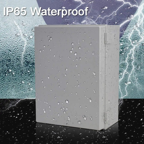 Dustproof Waterproof IP65 Junction Box In ABS Plastic, Lockable Electrical Enclosure For Outdoor And Industrial Use
