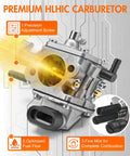 Premium HLHIC carburetor for 92cc Gas Powered Chainsaw With 36 Inch Bar And Chain For Heavy Duty Wood Cutting And Tree Pruning 7HP 2 Cycle Engine All Parts Fit For MS660 G660 Beast Mode Power For Large Trees And Tough Jobs