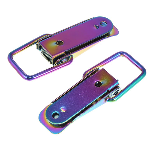Universal Car Bumper Hook Clips Quick Release Fasteners For Trunk And Bumpers Multicolor 105x33mm 2 Pack in multicolor finish