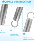 Extension Spring For Ice Machine Actuator Cam Replacement Ready To Install For IM 240M2E IM 240DME IM 240AME IM 240NE IM 240DNE IM 240ANE And IM 500SAA Tray Drive Cam Assemblies Compatible With 4H3473-01, stainless steel spring