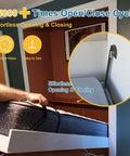 Top Shelf Queen Size Vertical Murphy Bed Kit showing effortless opening with sturdy hardware for compact rooms.