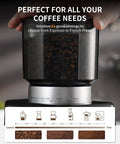 Conical Burr Espresso Coffee Grinder Electric With Precision Timer 2.0 Touchscreen Adjustable Burr Mill with 51 settings.