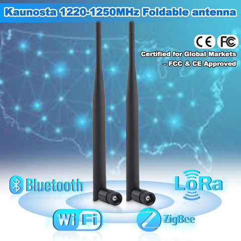Omni Directional 1.2GHz SMA Male Antenna 3 Dbi High Gain Portable Antenna For FPV Drones RV WiFi Hotspots Security Cameras