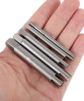 Premium Steel Screw Extractor Kit 2 To 6 Pcs Pull Out Broken Or Stripped Bolts Fast For DIY Pros And Home Repair Jobs That Need Serious Grit. steel extractors in hand